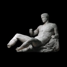 Denne Dionysos er fra Akropolis - nu på The British Museum i London.
